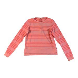 lululemon athletica Pink Striped Sweatshirt
